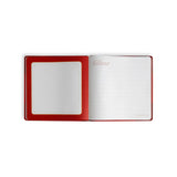 Opend Journal ofDemdaco Santa’s Kindness Journal with festive red cover and guided pages encouraging daily acts of kindness during the holidays. A heartfelt tradition. Available at Be Charmed