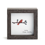 Demdaco Love From Above pebble art shadow box featuring “Love From Above” sentiment—Available at Be Charmed