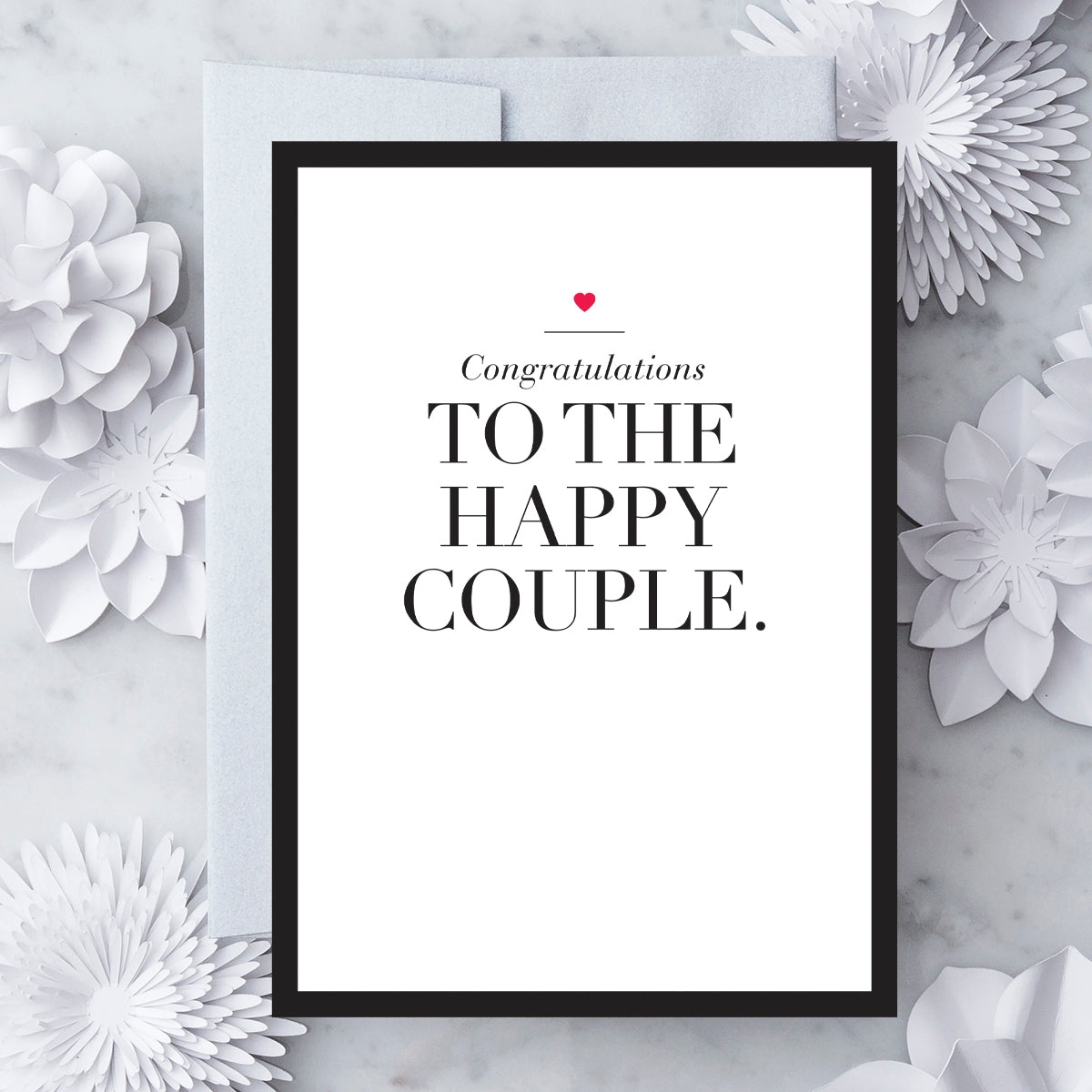 Design With Heart To the Happy Couple Card