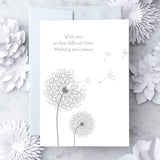 Design With Heart Sympathy With You at Difficult Time Card