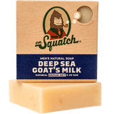 Dr. Squatch Deep Sea Goat’s Milk bar soap — natural, exfoliating, moisturizing — available at Be Charmed