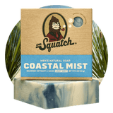 Dr. Squatch Bar Soap Coastal Mist. Natural men’s soap with fresh ocean breeze scent. Available at Be Charmed.