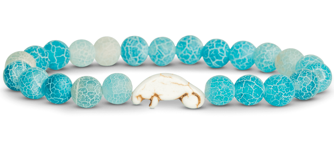 Fahlo The Manatee Drift Bracelet Aqua Blue
