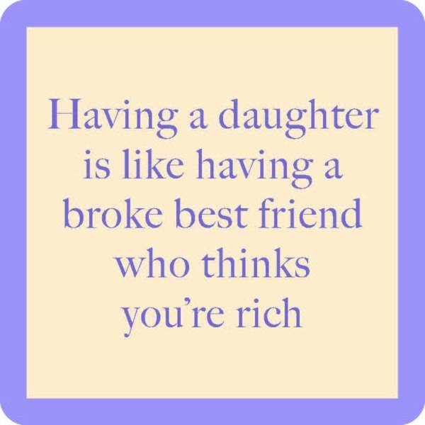 Drinks on Me Coaster Broke Best Friend