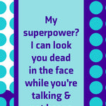 Drinks on Me Dish Towel Superpower