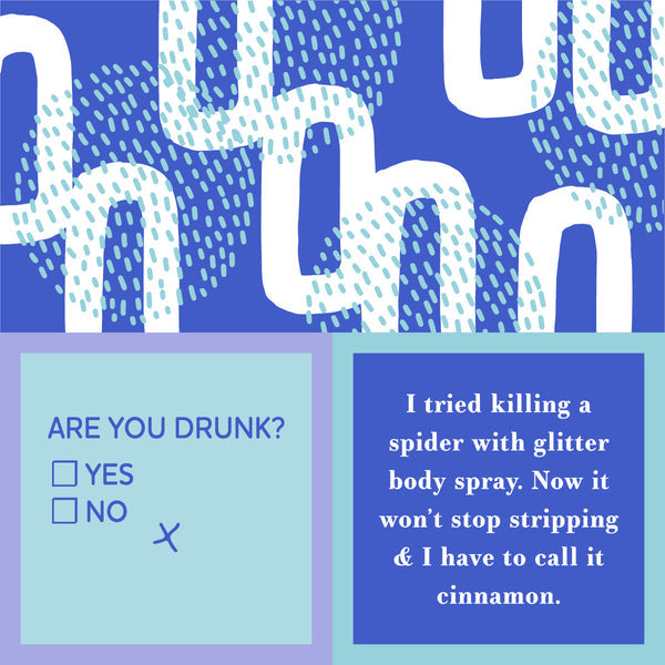 “Drinks On Me Are You Drunk? cocktail napkins – funny party napkins double-sided humor, available at Be Charmed”