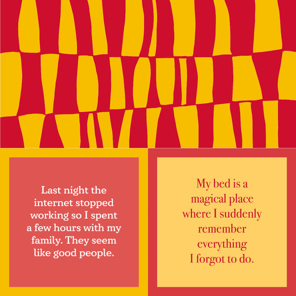 Drinks on Me Internet Napkins – Double-sided cocktail napkins featuring humorous sayings. Pack of 20. Available at Be Charmed.
