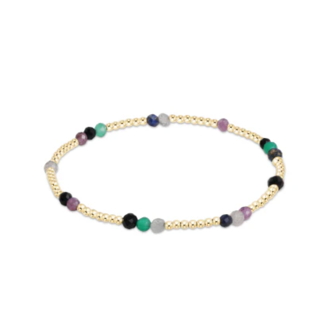 enewton Hope Unwritten Gemstone Bracelet – Hot Mess Fall Winter edition with 3mm gold-filled beads and rich fall hues. Available at Be Charmed.
