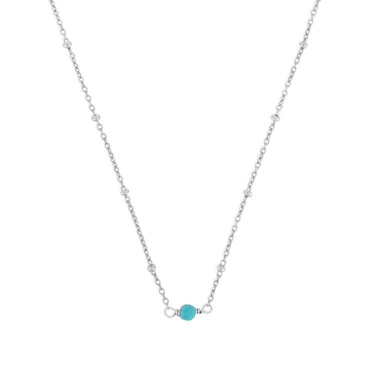 December FYB Jewelry sterling silver birthstone necklace available at Be Charmed.