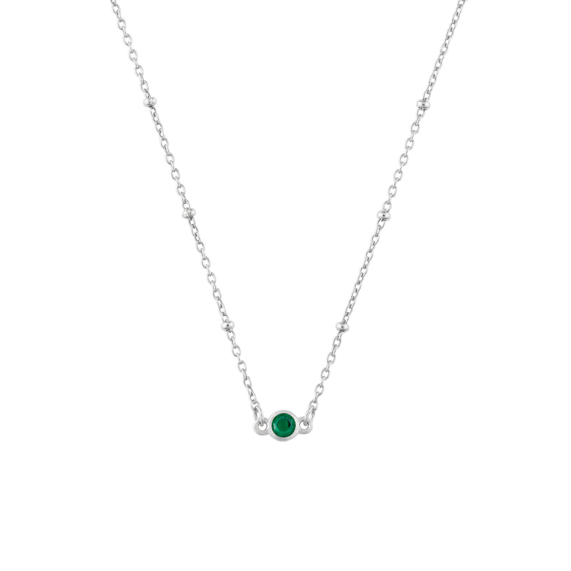 May FYB Jewelry sterling silver birthstone necklace available at Be Charmed.
