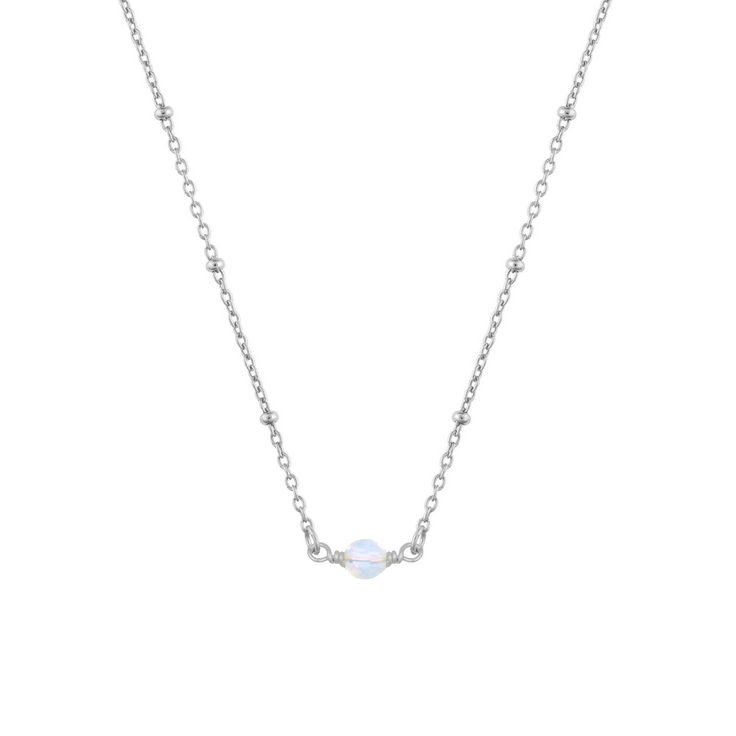October FYB Jewelry sterling silver birthstone necklace available at Be Charmed.