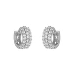 Silver FYB Marie Huggies sterling silver earrings – Available at Be Charmed