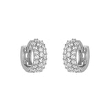 Silver FYB Marie Huggies sterling silver earrings – Available at Be Charmed