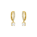 FYB Whitney Huggies in 18k gold-plated sterling silver – Available at Be Charmed