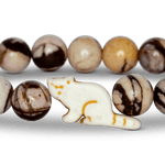 Fahlo The Red Panda Dash Himalaya Stone Bracelet. Track a real red panda and support wildlife conservation. Adventure jewelry available at Be Charmed.