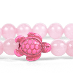 Coral Reef Fahlo The Turtle Journey Bracelet with turtle charm and adjustable band. Meaningful jewelry gift. Available at Be Charmed