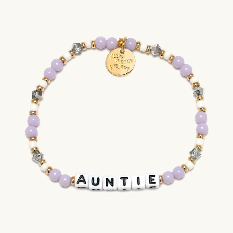 Little Words Project Bracelet Auntie Laveneder Haze