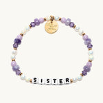Little Words Project Bracelet Sister Purple Punch