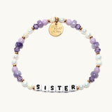 Little Words Project Bracelet Sister Purple Punch