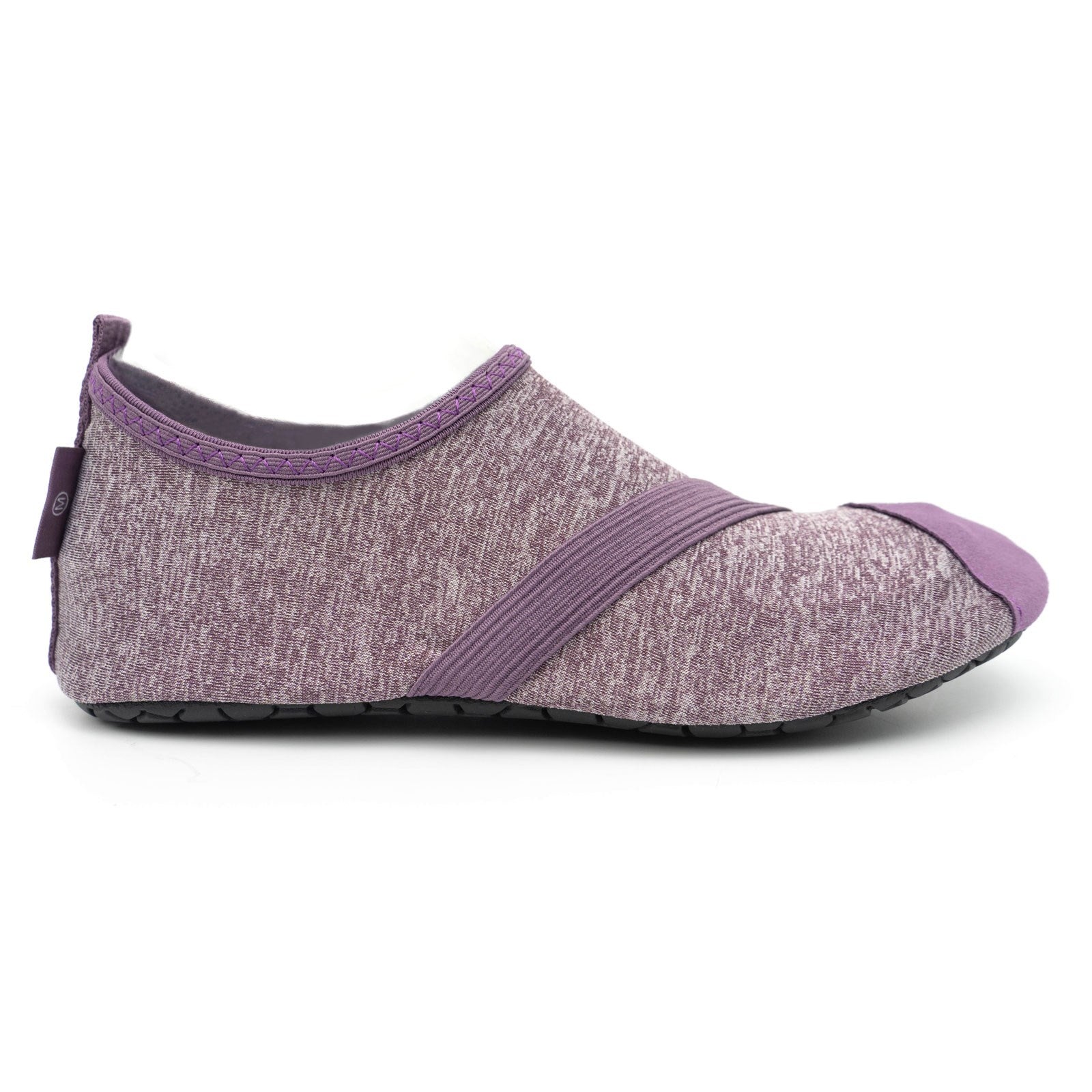 Purple FitKicks foldable active lifestyle shoes available at Be Charmed.