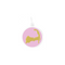 Flamingo Pink Lola gold Cape Cod pendant necklace with classic coastal-inspired design, elegant everyday jewelry, Available at Be Charmed