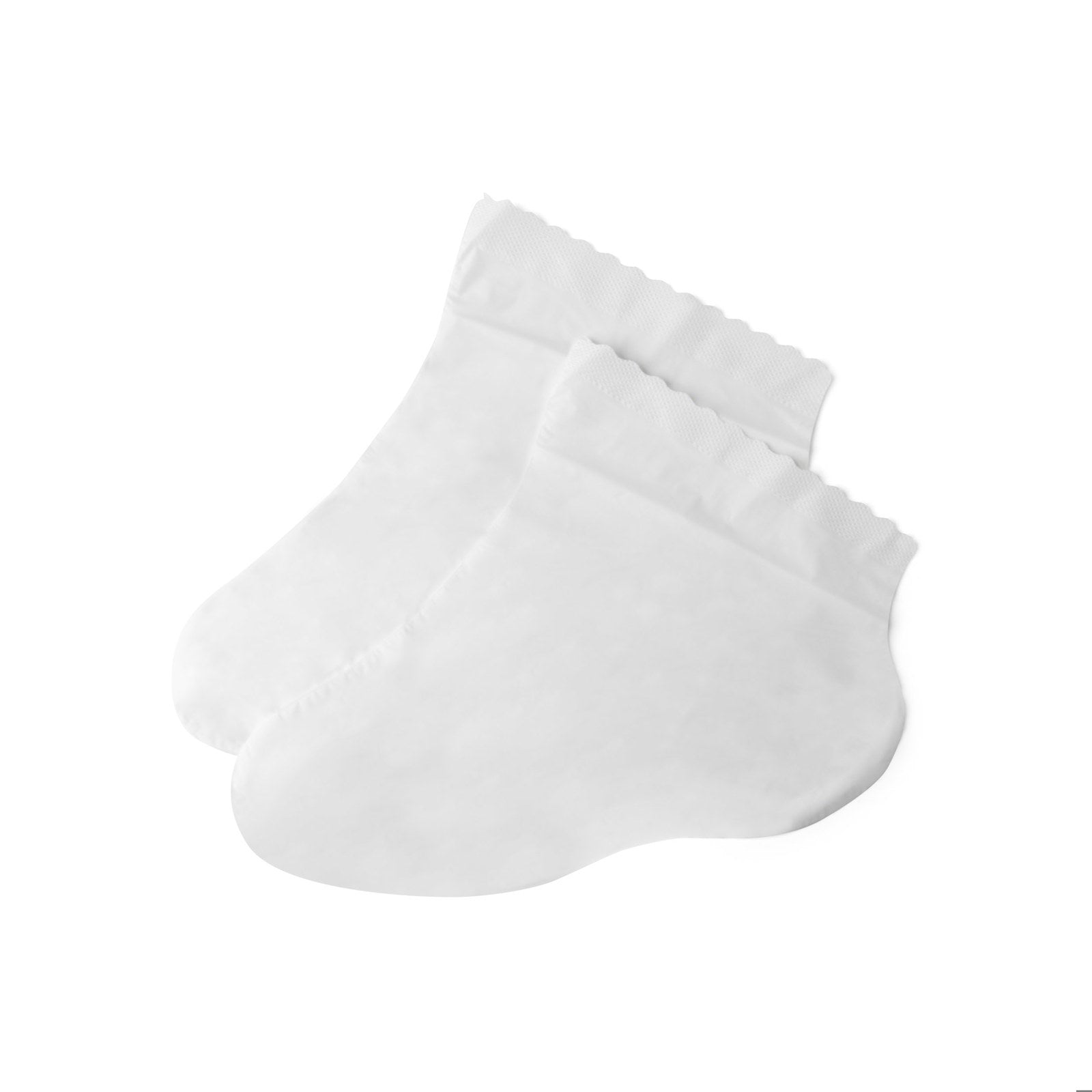 White ankle socks on a white background. Available at Be Charmed