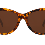 Front view of Goodr Catwalk’s Meow sunglasses – stylish polarized no-slip frames with runway flair — Available at Be Charmed
