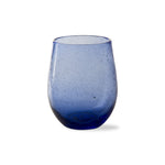 Tag Bubble Glass Stemless Wine Navy