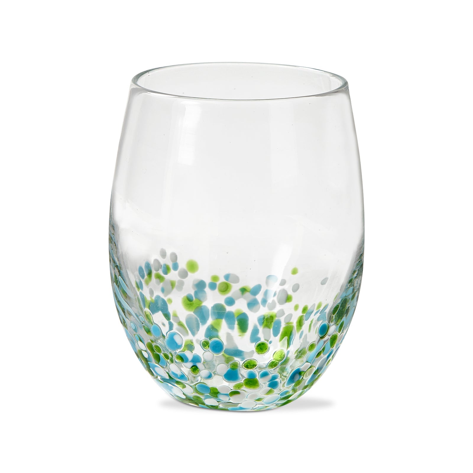 Tag Pebble Stemless Wine Green Multi