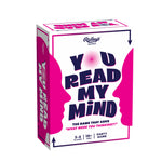 Board game box for 'You Read My Mind' by Ridley's Games on a white background. Available at Be Charmed