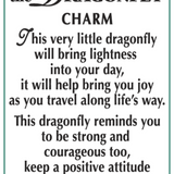 Text describing the Ganz Dragonfly Charm with a green border