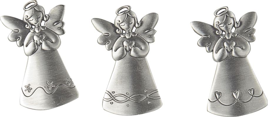 Ganz “A Little Hug” pocket token – a small silver keepsake with a heartwarming message to comfort and uplift. Available at Be Charmed.