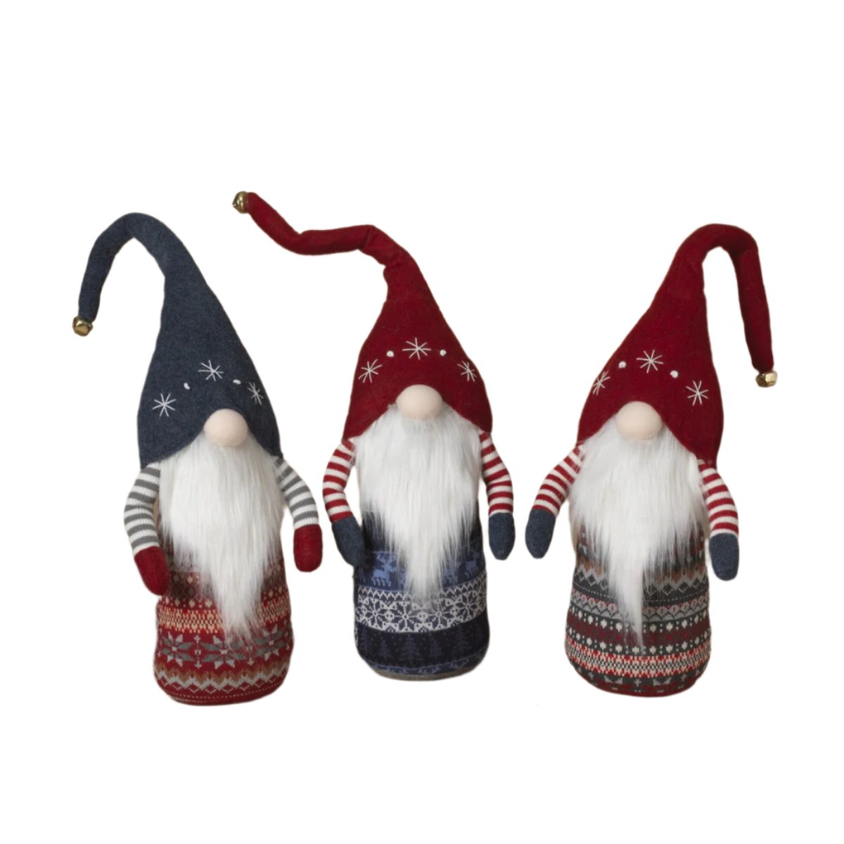 Gerson 18"H Plush Holiday Gnome