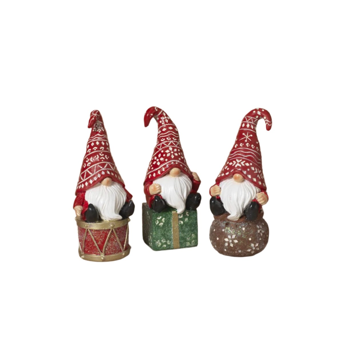 Gerson 5"H Resin Holiday Gnome
