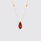 Gold &LIVY Siam Hyevibe Crystal Slider Necklace, available at Be Charmed
