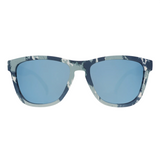 Front view of Goodr Acid Washed Aficionado sunglasses, available at Be Charmed.