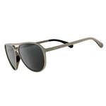 Goodr Sunglasses with metallic frame and dark lenses on a white background. Available at Be Charmed