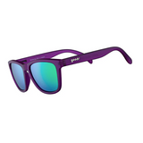 Goodr Gardening With a Kraken Sunglasses featuring polarized lenses and a vibrant purple-and-teal design, perfect for sunny days in the garden or outdoors, available at Be Charmed