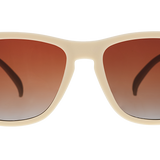 Goodr Toasted Marshmallow Magic sunglasses with polarized lenses and lightweight no-slip frame fun sporty eyewear for outdoor adventures Available at Be Charmed