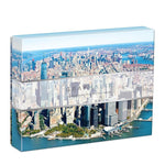 Gray Malin 500-piece double-sided NYC puzzle – premium jigsaw puzzle featuring iconic New York City imagery on both sides, one in full color and one in black and white, perfect for puzzle lovers and design fans, available at Be Charmed.