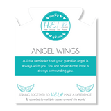 HELP by TJ - Angel Wings - Howlite