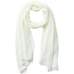Hadley Wren Ivory Insect Shield Scarf – Stylish and insect-repellent, available at Be Charmed.