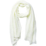 Hadley Wren Ivory Insect Shield Scarf – Stylish and insect-repellent, available at Be Charmed.
