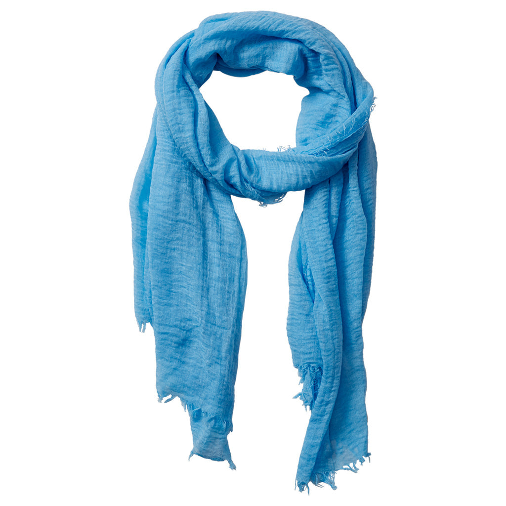 Hadley Wren Light Blue Scarf – Lightweight and versatile, perfect for layering any season, available at Be Charmed.