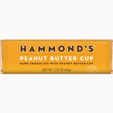 Hammond's Peanut Butter Cup Dark Chocolate Candy Bar 2.25ozs. Available at Be Charmed.
