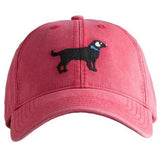 Harding Lane -  Weathered Red Adult hat - Black Lab