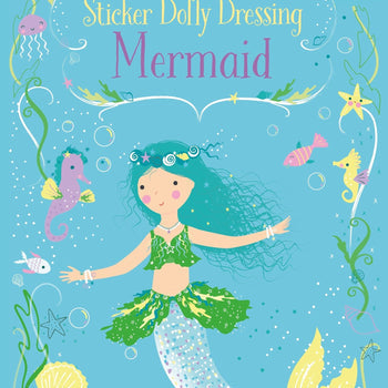Harper Collins Little Sticker Dolly Dressing Book -Mermaid 