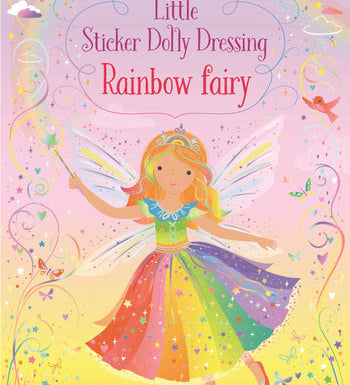 Harper Collins Little Sticker Dolly Dressing Rainbow Fairy
