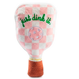Haute Diggity Dog - Pink Checker Pickleball Paddle