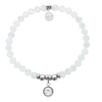 Help by TJ April White Crystal Birthstone